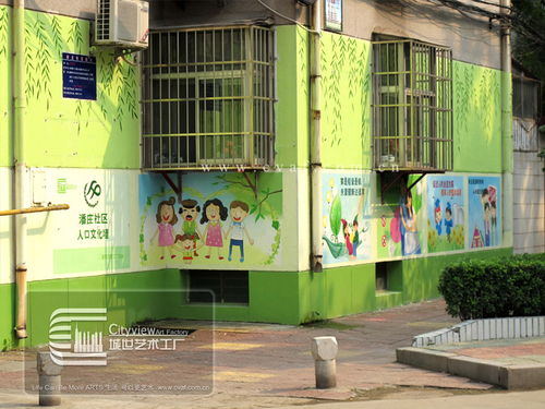 淄博城世藝術(shù)工廠墻繪 潘莊計(jì)生宣傳的文化印記